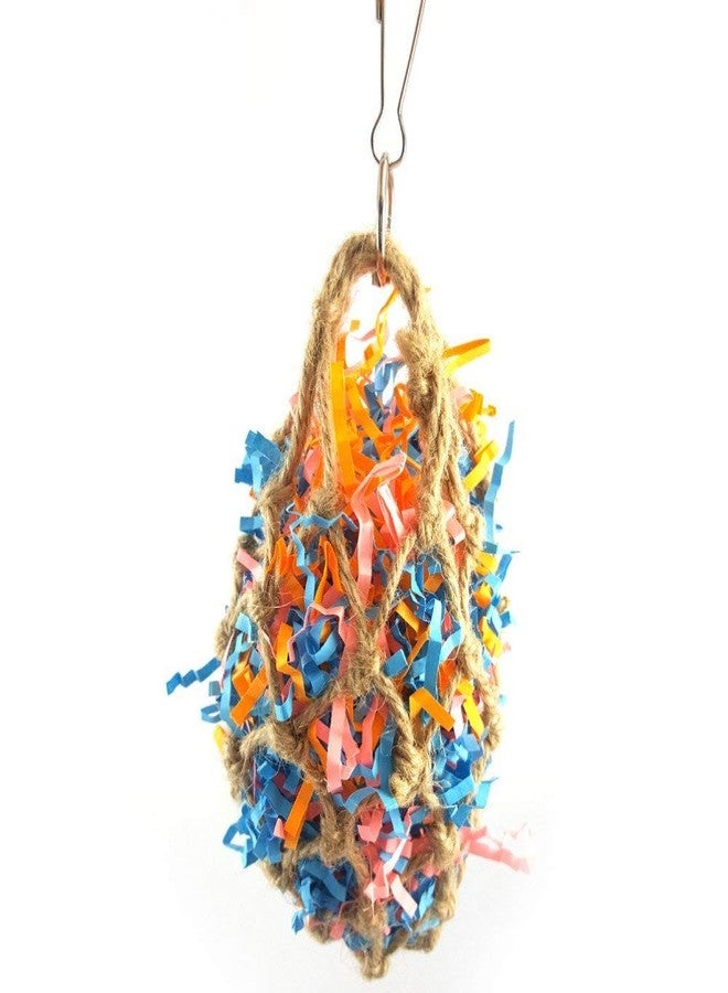 Litewoo Bird Foraging Shredding Nest Chew Hanging Toy for African Grey Cockatoos Conure Parakeet Quaker Cockatiel Cage Accessories - Image 4