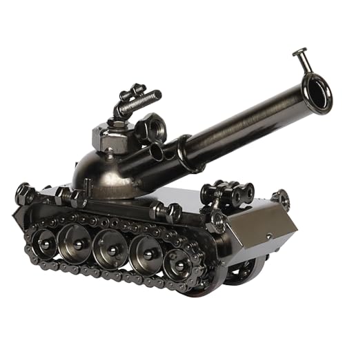 Kartique Handmade Metal War Tank Model | Military Miniature for Home & Office Decor | Steampunk Army Sculpture | Collectible Iron Showpiece Gift for Army Lovers & Desk Decor - Image 2