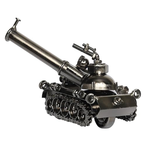 Kartique Handmade Metal War Tank Model | Military Miniature for Home & Office Decor | Steampunk Army Sculpture | Collectible Iron Showpiece Gift for Army Lovers & Desk Decor - Image 5