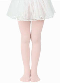 Perfectory School Uniform Tights for Girls Ballet Dance Footed Tight Ultra Soft-Pink (2-5 Years)  - Image 2