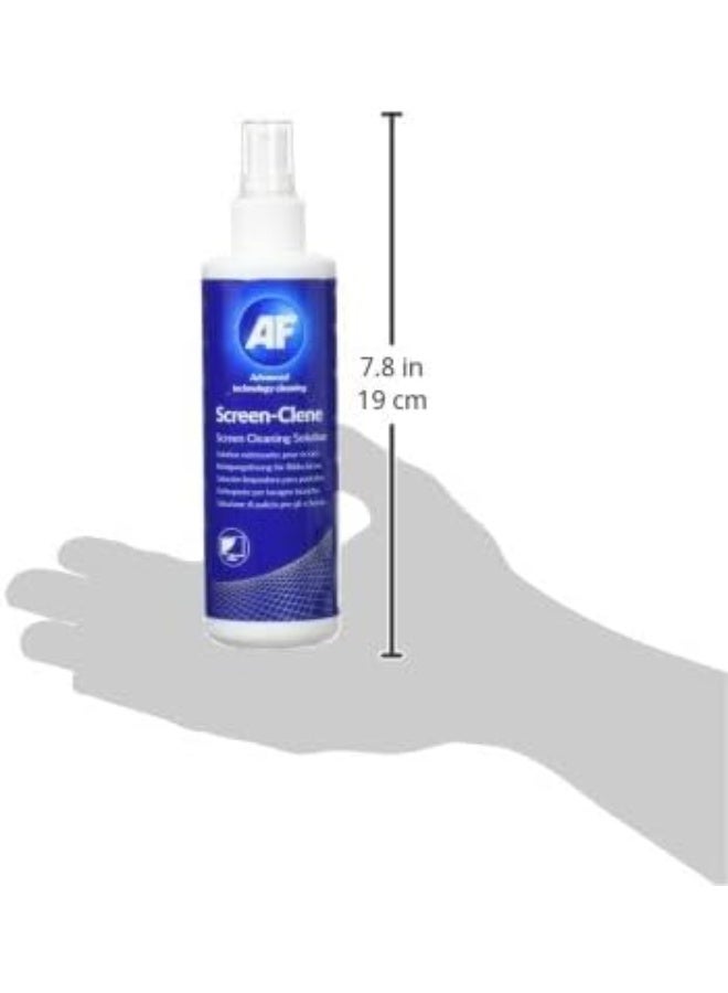 AF Screen Cleaner Spray 250ml - Cleaning Solution For Mobile Phones, TV's, Laptops, Monitors, LED, LCD, Plasma & Tablets, Clear, - Image 3