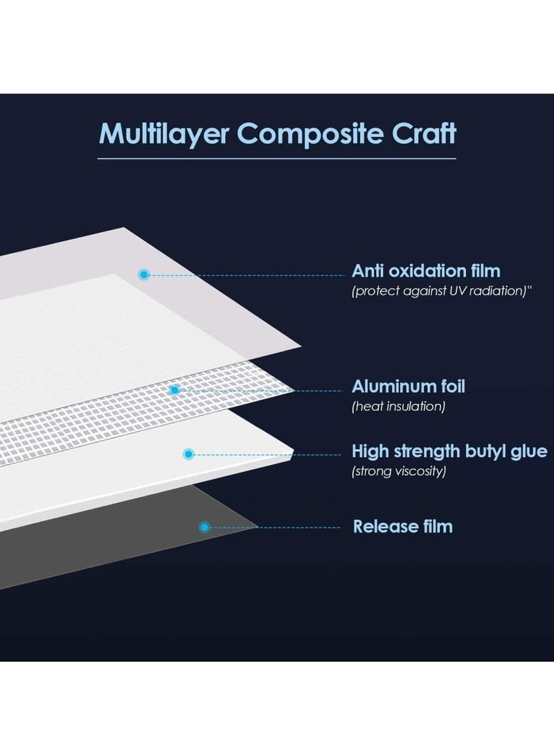 Waterproof Patch Duct Tape, Aluminum Foil Butyl Tape for Roof Leak Surface Window Sill Gap Pipe Rupture, Outdoor Waterproof Leak Proof Repair Tape, Super Waterproof Strong Adhesive Tape 10 x 500cm - Image 4
