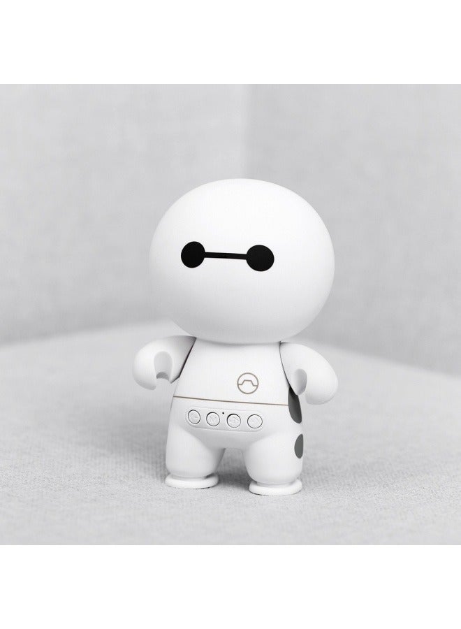 Cartoon big white bluetooth speaker wireless mini card small speaker subwoofer creative cute electronic gifts - Image 2