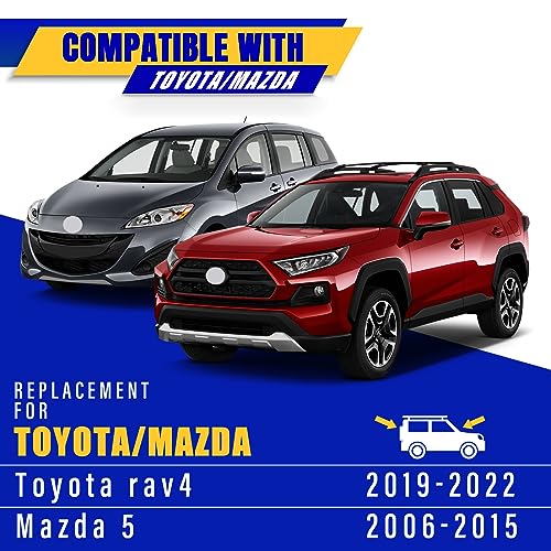 Rooppa 3 wipers Replacement for 2019-2022 2023 Toyota rav4/2006-2015 Mazda 5, Windshield Wiper Blades Original Equipment Replacement - 26"/16"/12" (Set of 3) U/J HOOK - Image 5