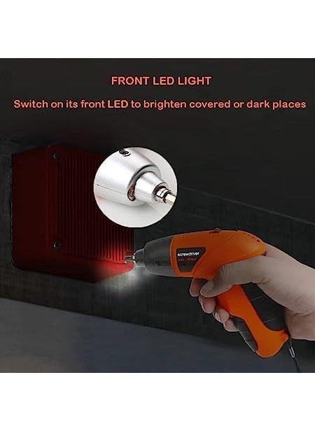 HAIYUN HAIYUN Electric Wireless Rechargeable Screwdriver45 in 1 Cordless Electric Screwdriver Drill Kit Power Tool 48V with Case  - Image 4