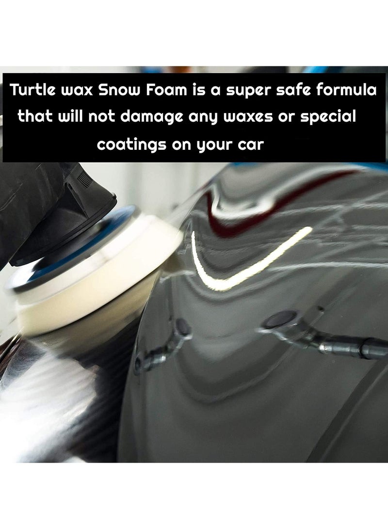 Turtle Wax 5L Snow Foam Shampoo for Peak Traffic Film Removal Hand And Cannon Excellence Shampoo - Image 2