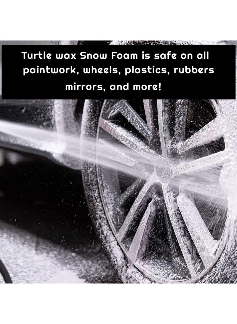 Turtle Wax 5L Snow Foam Shampoo for Peak Traffic Film Removal Hand And Cannon Excellence Shampoo - Image 3