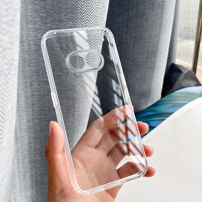 HuHa Protective Cover For Nothing Phone 2a Transparent PC + TPU Phone Case(Transparent) - Image 4