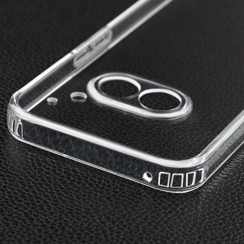HuHa Protective Cover For Nothing Phone 2a Transparent PC + TPU Phone Case(Transparent) - Image 3