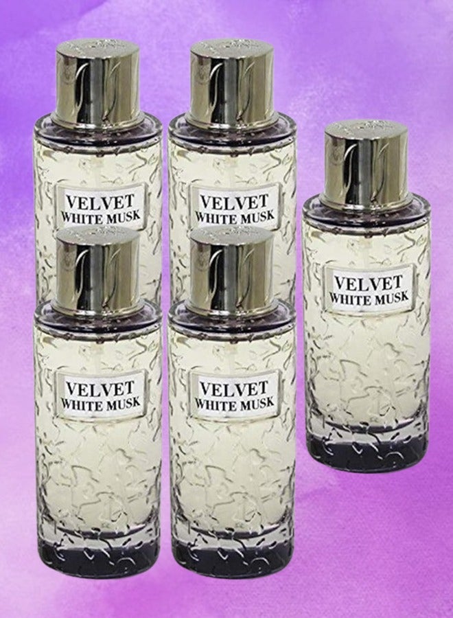 فاان 5 قطع عطر فلفيت وايت مسك 100 مل - Image 1