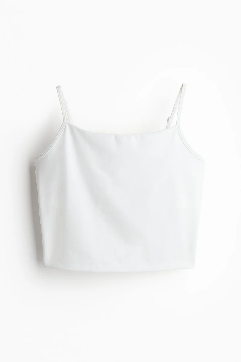 H&M DryMove™ Cropped sports vest top