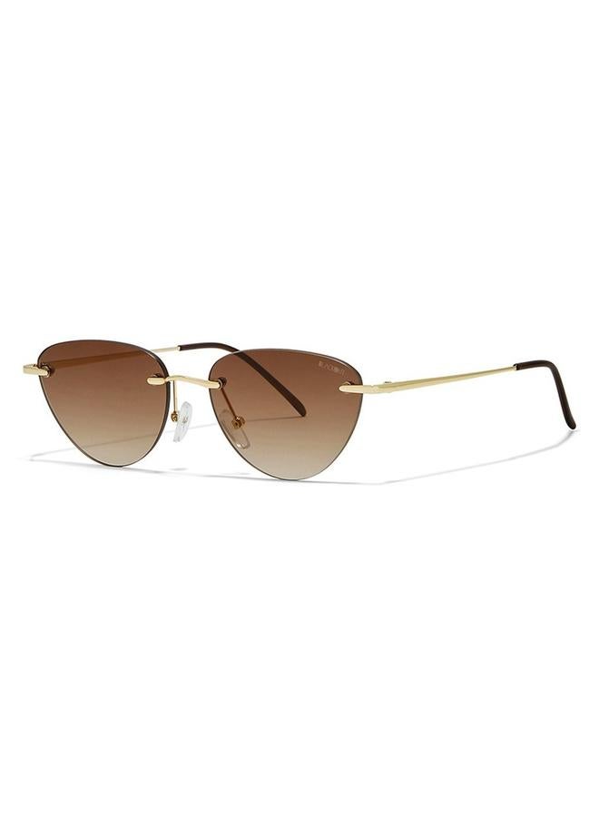 BlackOut Women Minimalist Cat Eye Sunglasses - Image 2