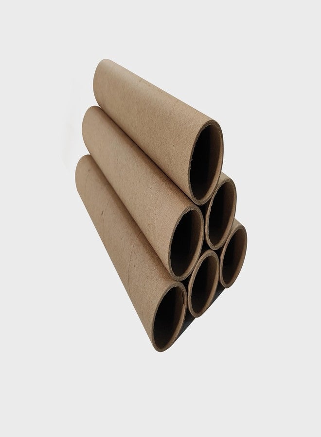 WallDesign Durable Cardboard Roll Tube with 3mm Thick & End Caps (2 inch hole x 13 inch long) – Ideal for Art, Maps, Posters, Documents – Eco-friendly Packing & Courier of Rolled Materials (6 Tubes) - Image 3