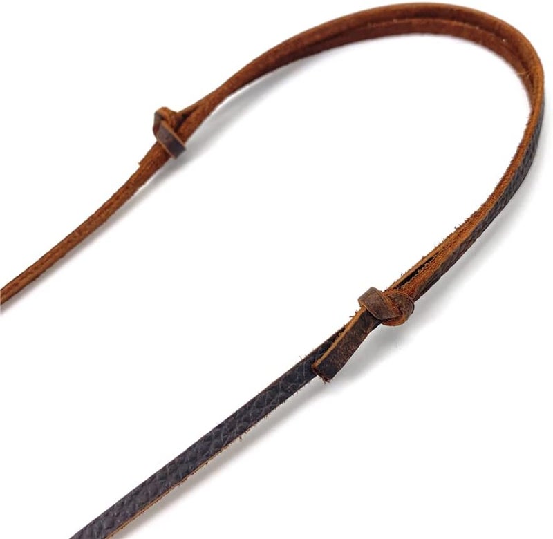 Decker Glasses Necklace Sunglasses Holder Hanging Ring Leather Cord Adjustable Eyeglasses Strap Alloy Loop Ring - Image 4