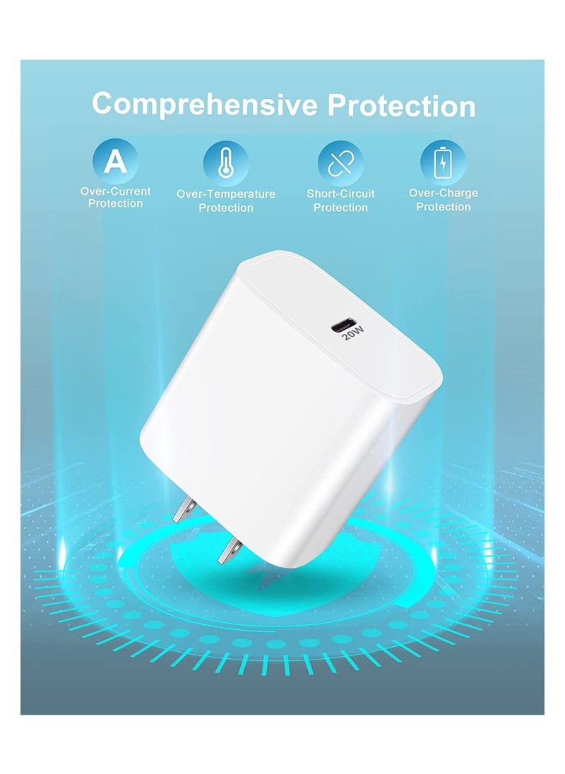Generic - محول طاقة USB-C مع كابل لهاتف Google Pixel 6/6 Pro/5/4a/4/3/3XL/3a، iPad Pro - Image 1