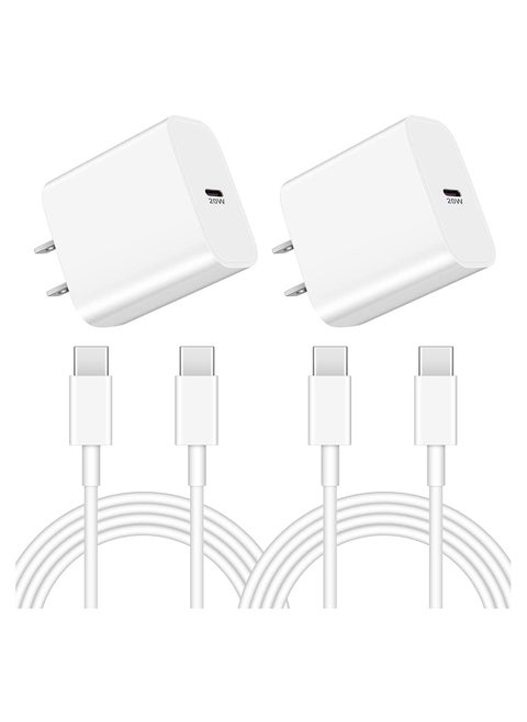 محول طاقة USB-C مع كابل لهاتف Google Pixel 6/6 Pro/5/4a/4/3/3XL/3a، iPad Pro