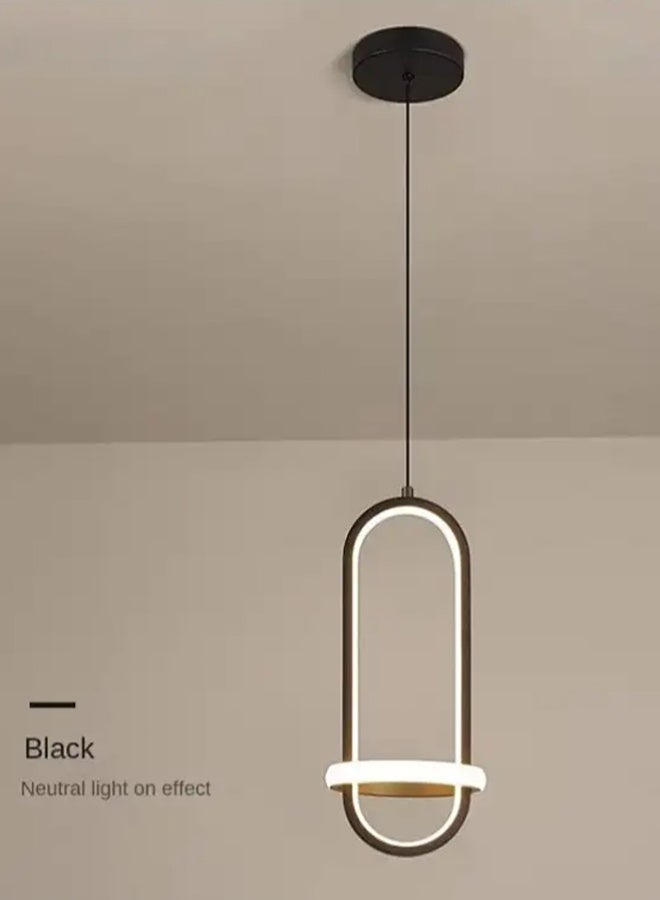 Modern Simple Luxury Chandelier with Adjustable 3-Color Lights, Suitable For Living Room, Bedroom and Bedside 21W - Image 5