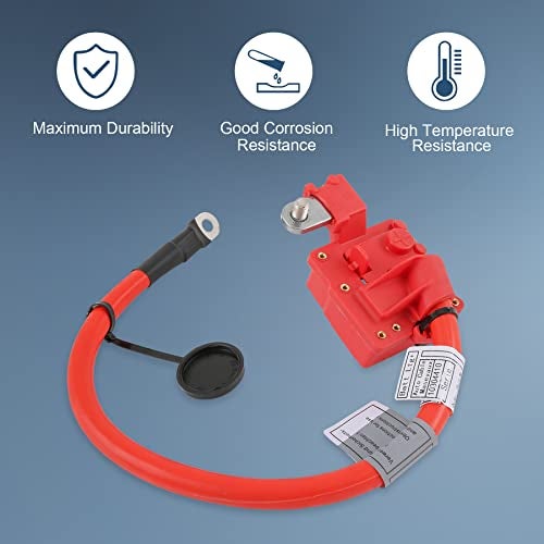 JDMSPEED Positive Terminal Battery Blow Off Cable Lead Wire Plus Pole Replacement For BMW E90 E91 E92 E82 E84 E88 128i 135i 325i 325xi 328i 328xi 330i 330xi 335d Replaces 61129217031 61126988974 61136982227 - Image 5