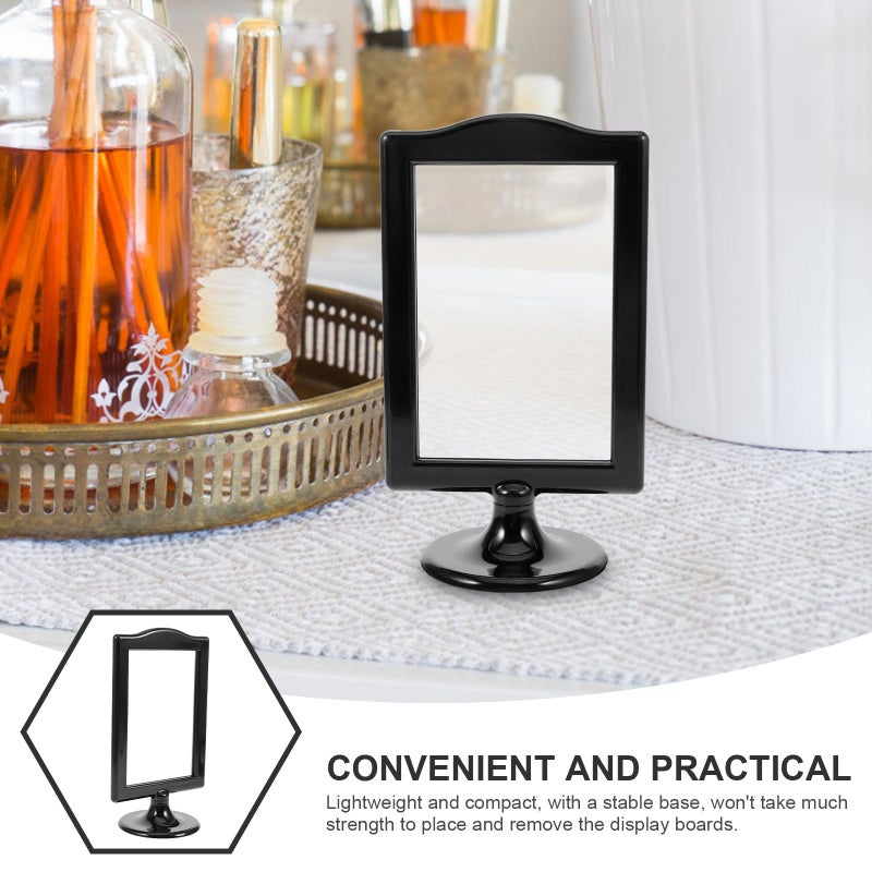 Two Sided Tabletop Photo Frames 6 Pack Black 4x6 Inches With Base For Home Office Display - Image 4