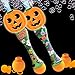 ArtCreativity Halloween Bubble Wand for Kids 2 Pack 14 Light Up Pumpkin Bubble Wand with LED Haloween Music Halloween Boo Basket Stuffers for Kids Haloween Toys for Toddlers - Image 3