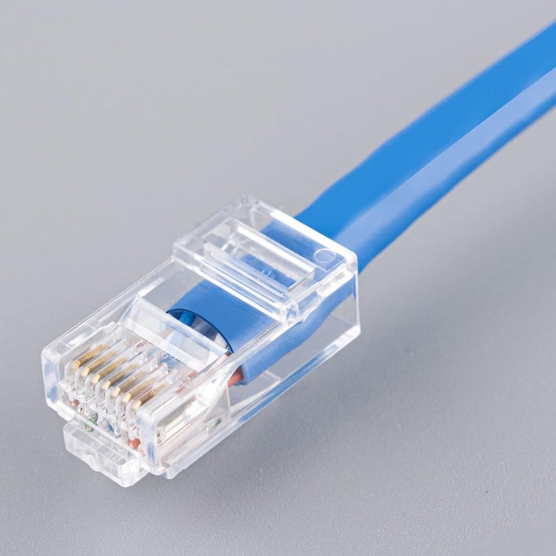 W-NECTOUN CAT6 Connector 2-PC Set,100-PACK Cat6 RJ45 Ends,UTP Network Plug for Solid Strand Cable - Image 4