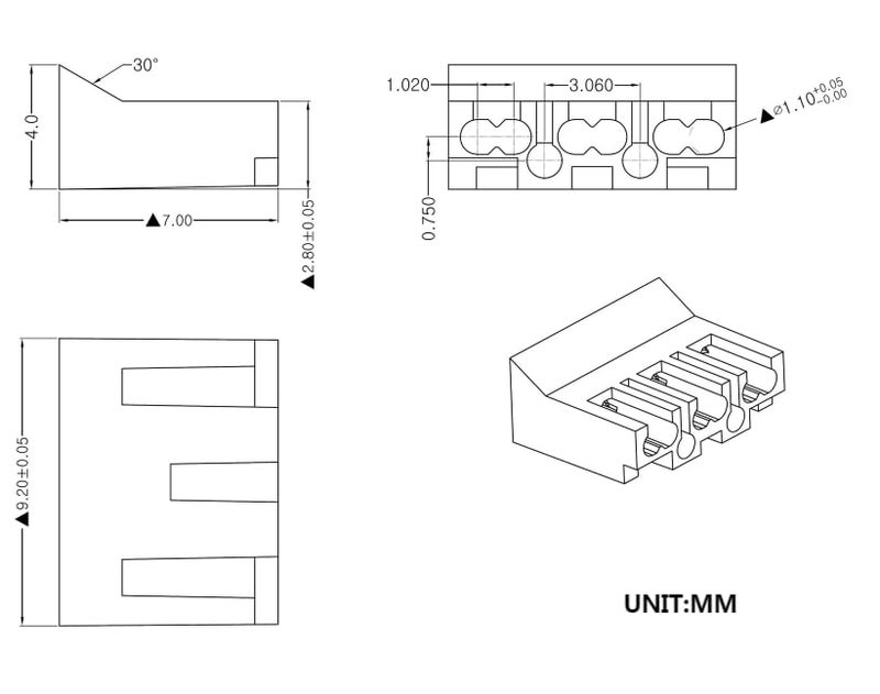 W-NECTOUN CAT6 Connector 2-PC Set,100-PACK Cat6 RJ45 Ends,UTP Network Plug for Solid Strand Cable - Image 3