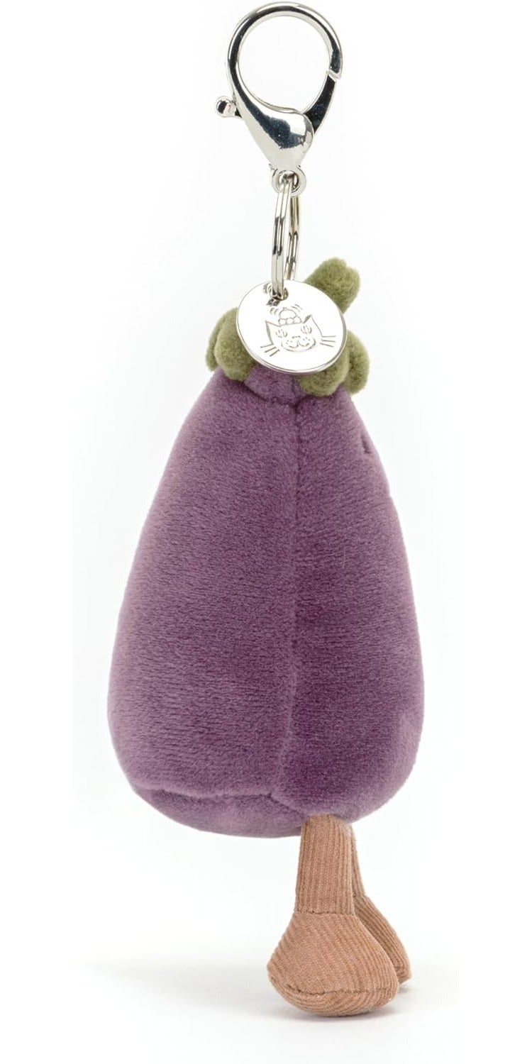 Jellycat Charm Keychain Bag, Eggplant Purple - Image 4