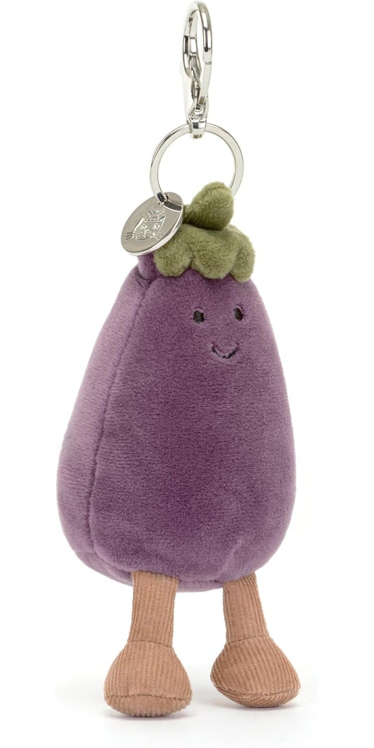 Jellycat Charm Keychain Bag, Eggplant Purple - Image 5