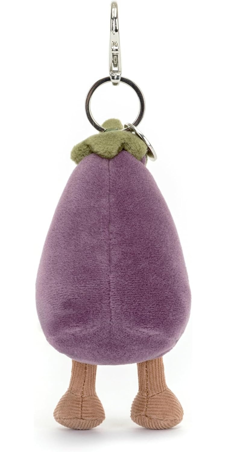 Jellycat Charm Keychain Bag, Eggplant Purple - Image 3