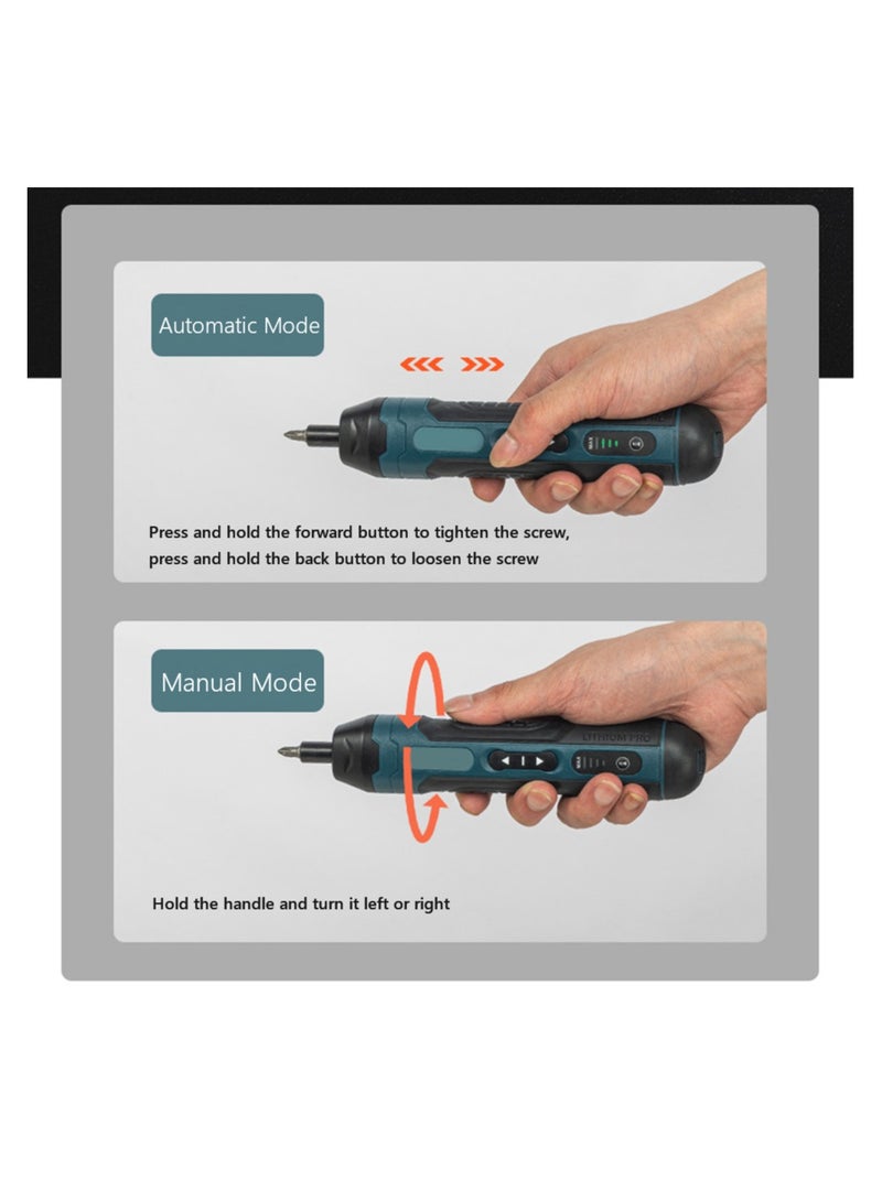 Cordless Electric Screwdriver Rechargeable 1300mah Lithium Battery Mini Drill 3.6V Power Tools Set Household Maintenance Repair - Image 3
