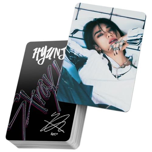 KPOPBP Stray Kids Photocards 60 PCS SKZ Rock Star Album Photo Cards with 32 PCS Stickers Kpop Gift Lomo Cards Merch for SKZ Boys and Girls(Hyunjin) - Image 4