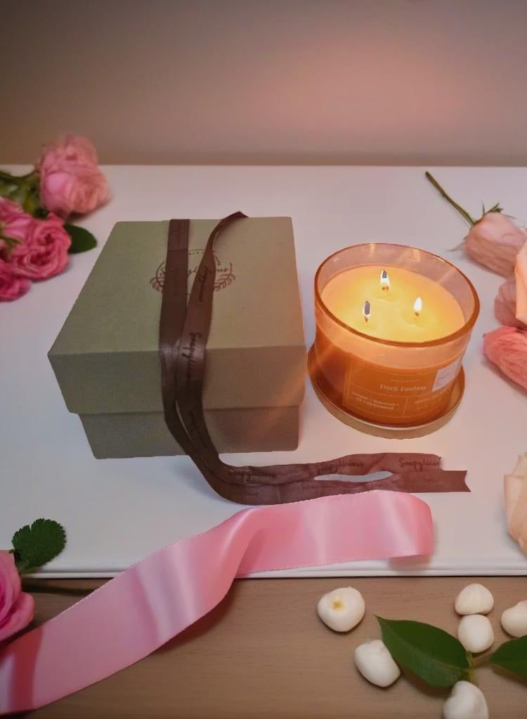 Soapylicious Soy wax candle - Juniper, oakmoss, fir and cedarwood  300g, Premium Gift-Ready Box Completely natural and Handmade for home and offices, non toxic, Vegan, eco-friendly - Image 1