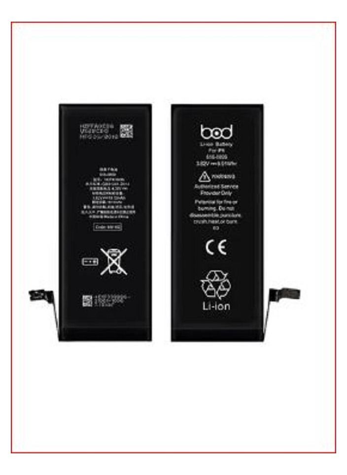BOD - 1810 mAh Battery For IPhone 6 Black - Image 1