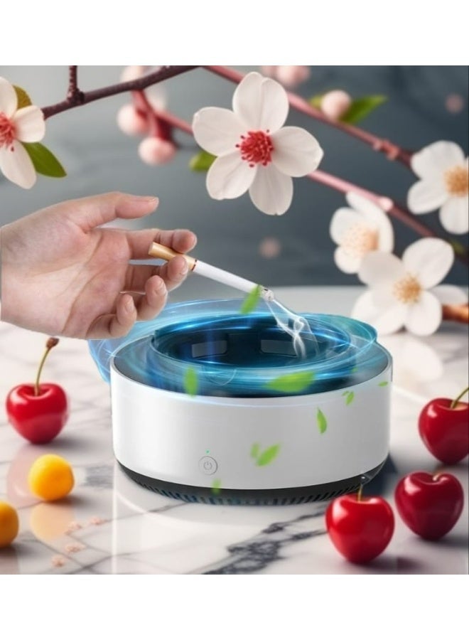 self extinquishing Ashtray 2 in 1 with Air Purifier Multifunctional Ashtray Electronic Ashtray with Filter for Outdoor Home Office Indoor Decoration - Image 1