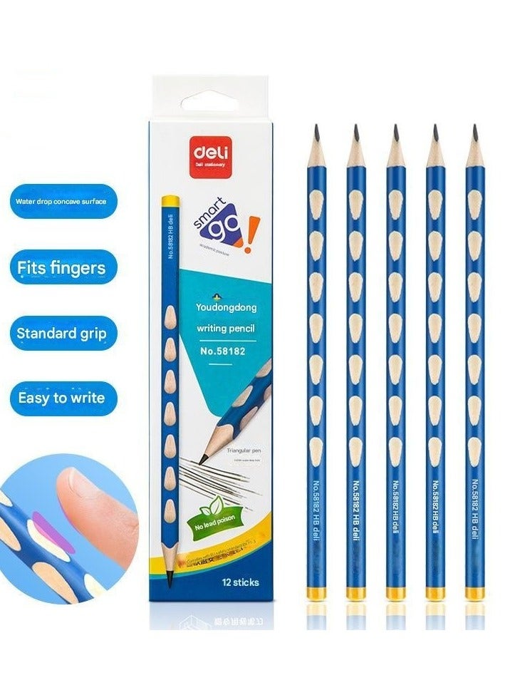 Generic 2B Hexagonal Pencil, Student Anti Slip 12 Pieces/Box - Image 1