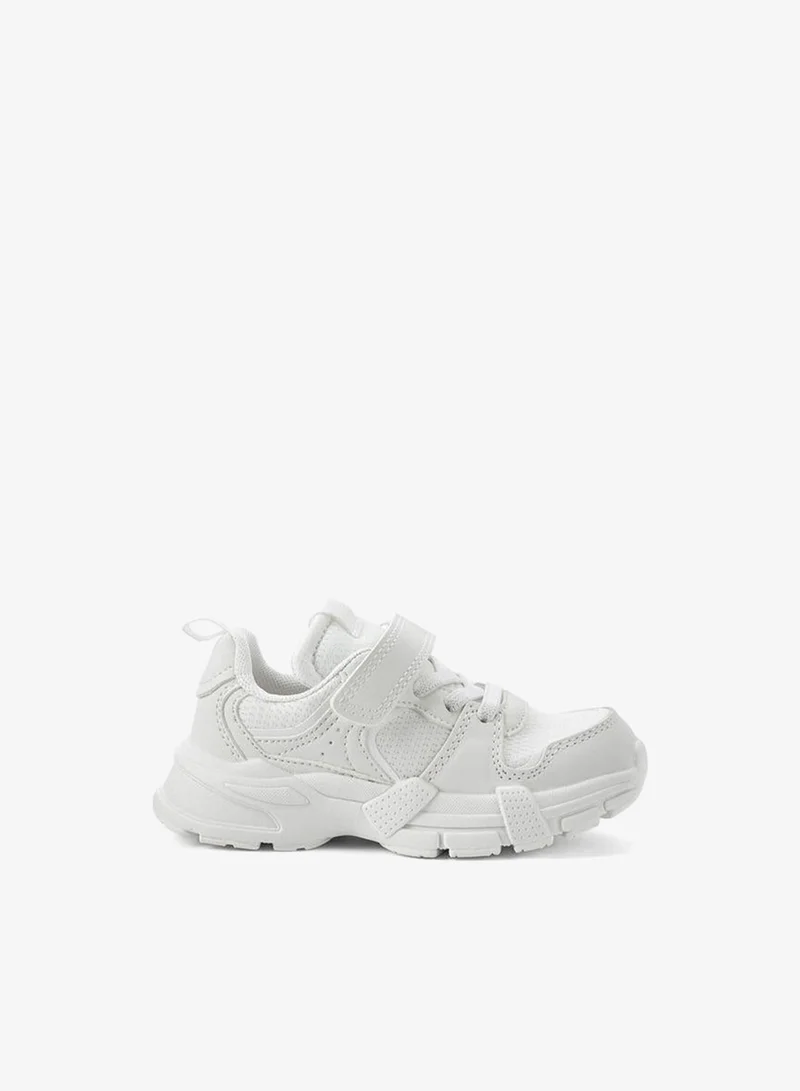 جونيورز Boys Hook & Loop Ankle Sneakers