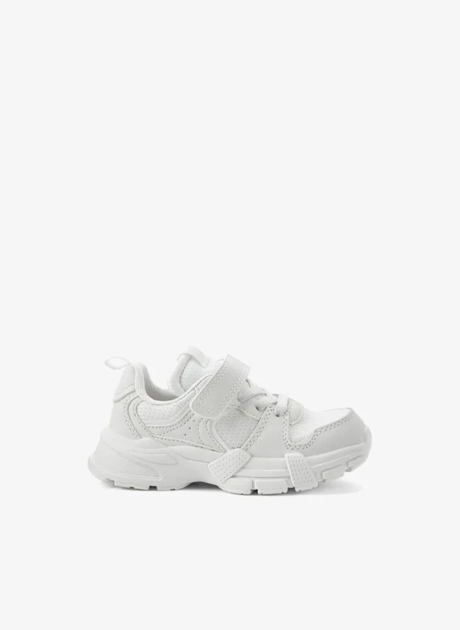 جونيورز Boys Hook & Loop Ankle Sneakers