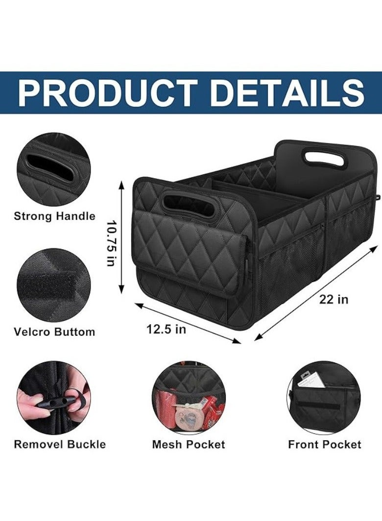 general Trunk storage box and storage space, 50L waterproof polyester for cars/SUVs/minivans (55.9 * 31.8 * 27.3 cm) - Image 2