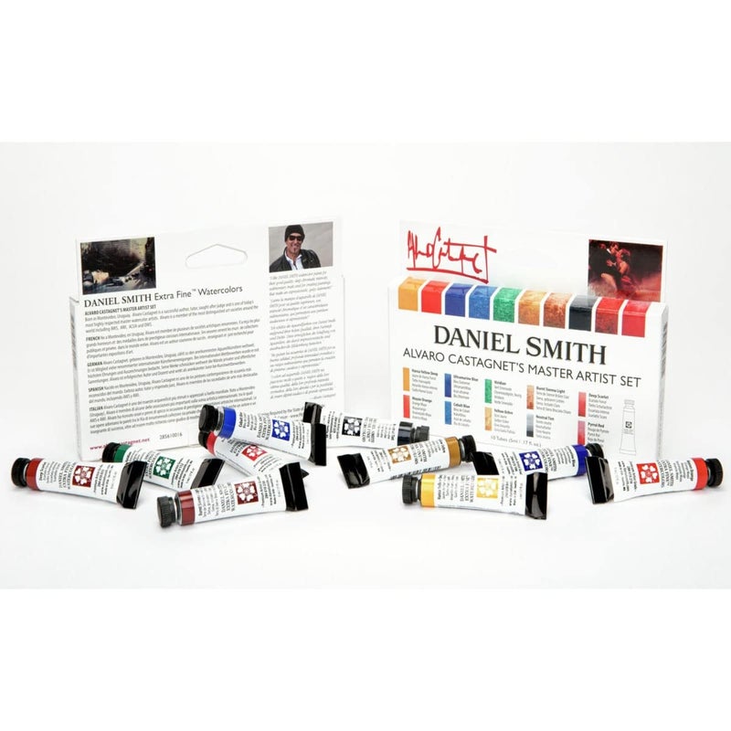DANIEL SMITH Watercolor Set 5ml Tubes - Alvaro Castagnet Watercolor Set - 10 Tubes, 285610016,Gold, 0.17 Fl Oz (Pack of 10) - Image 4