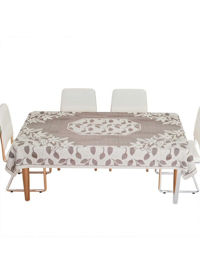 Kuber Industries Dining Table Cover | Net Table Cloth Cover | 6 Seater Table Cloth | Flower Table Cover | Table Protector | Table Cover for Dining Table | 60x90 Inch | S21 | Maroon - Image 2