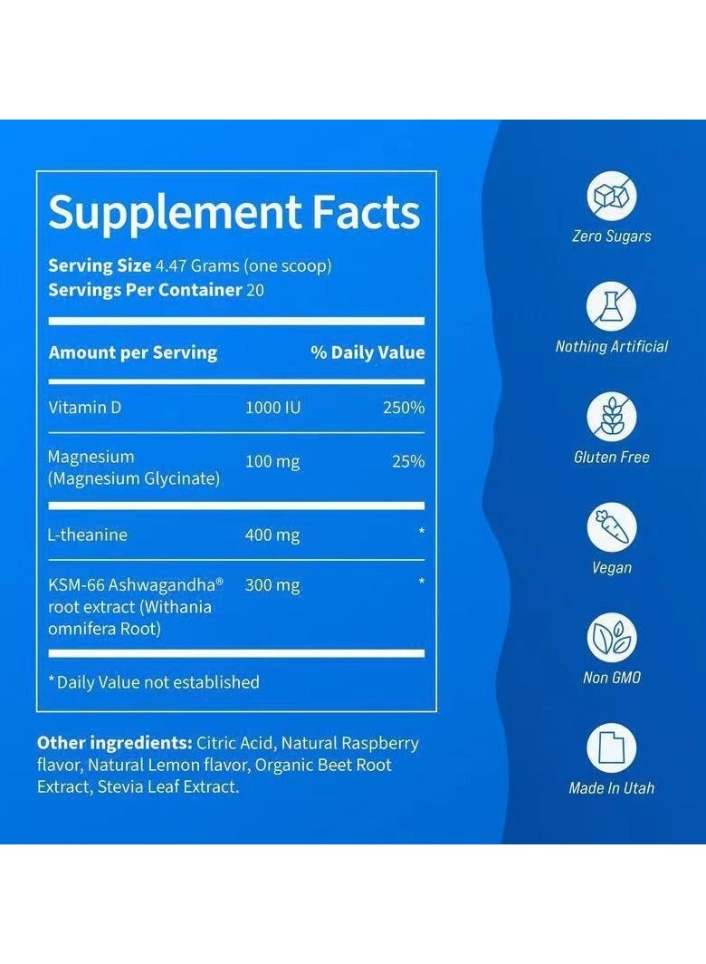 Wins Town Supercalm Powdered Drink,Raspberry Powder, 20 pieces per bag - Image 5