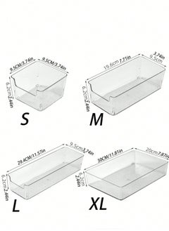 10-Piece Simple Clear Cosmetic Organizer Box with Storage Compartments for Cosmetics, Eyeshadow, Lipstick, Makeup Brushes, Perfume - pzsku/Z44E957D16D9B5D6A08C6Z/45/_/1736410334/3cd06e03-3f9c-4c8c-a61f-18b71743ac28