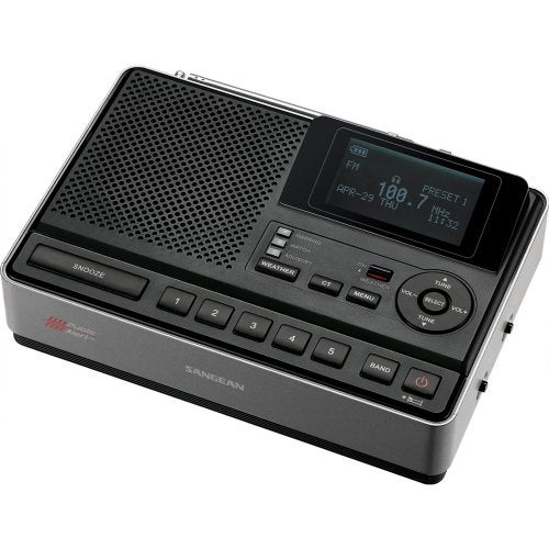 Sangean CL-100 NOAA, S.A.M.E and Public Alert Certified Weather Alert Table-Top Radio with AM/FM-RBDS, and EEPROM Back Up for Preset Stations - Image 3