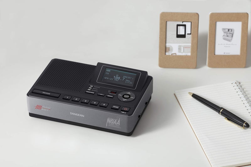 Sangean CL-100 NOAA, S.A.M.E and Public Alert Certified Weather Alert Table-Top Radio with AM/FM-RBDS, and EEPROM Back Up for Preset Stations - Image 5