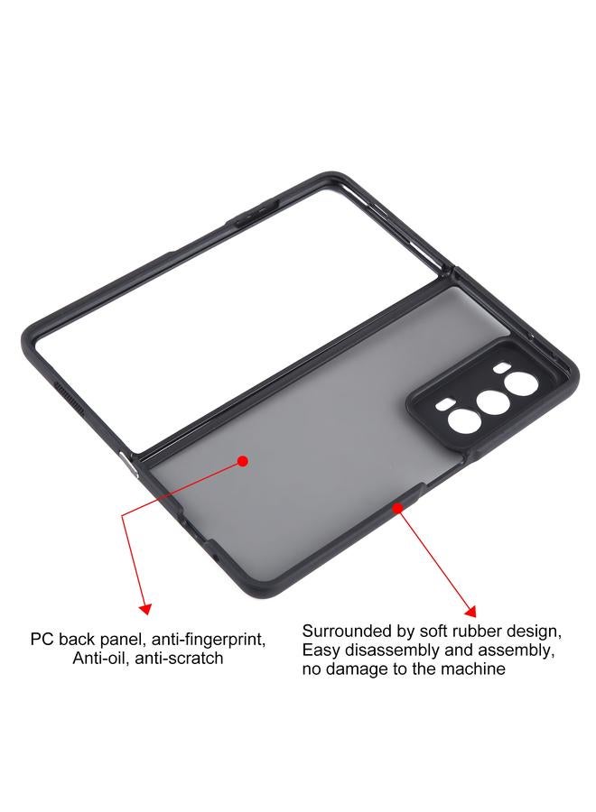 Zaboon Case For Honor Magic V2 Matte Black TPU + PC Phone Case - Image 4