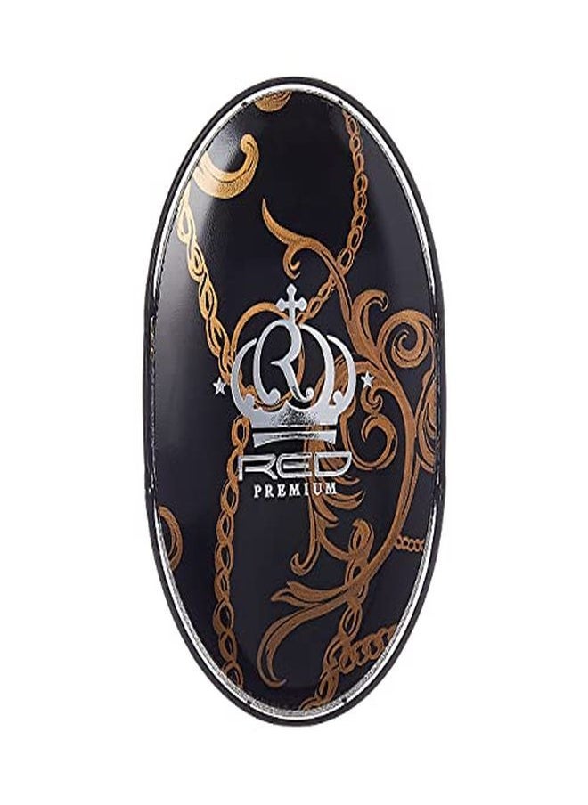 Red by Kiss Premium Pocket Wave X Bow Wow Curved Palm Boar Brush With Case (Medium Bristles)  - Image 2