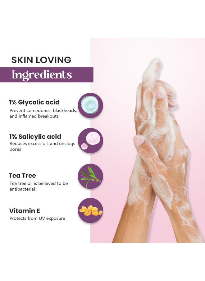 Glamveda - Anti Acne 1% Ww Glycolic Acid & 1% Ww Salicylic Acid Soap | Reduces Dark Spots, Acne Scars & Hyperpigmentation (Pack Of 3) - Image 1