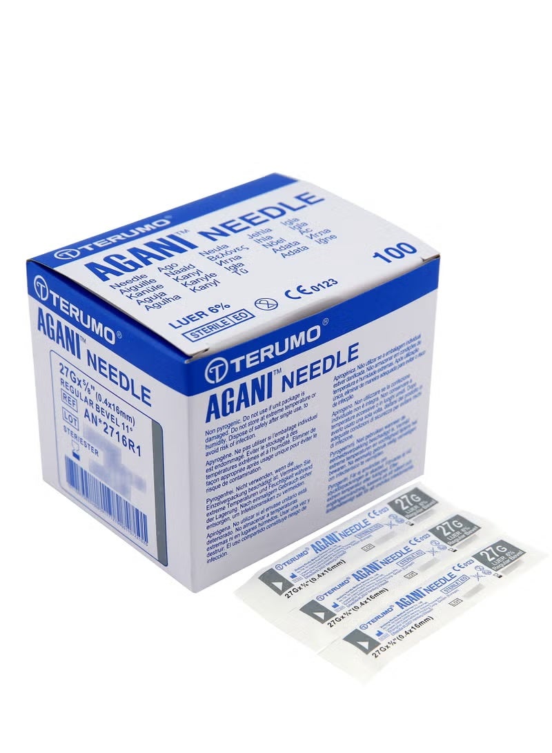 Terumo Agani Needle 27G x 5/8 (0.4 x 16mm) 100Pcs - Image 3