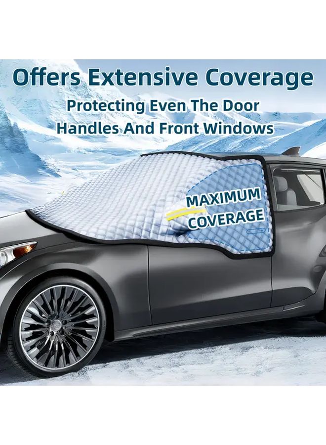 New PE Snow Guard M Size For Car Windshield Thickened Insulation Magnetic Fit All Season - Image 4