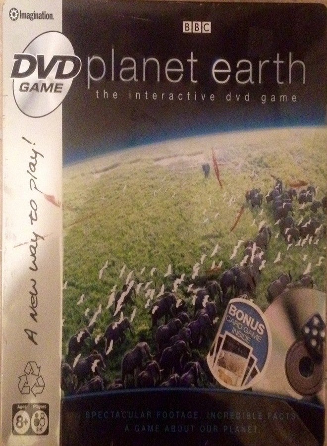 BBC Imagination International Planet Earth Tin with Card Pack DVD Game - Image 1